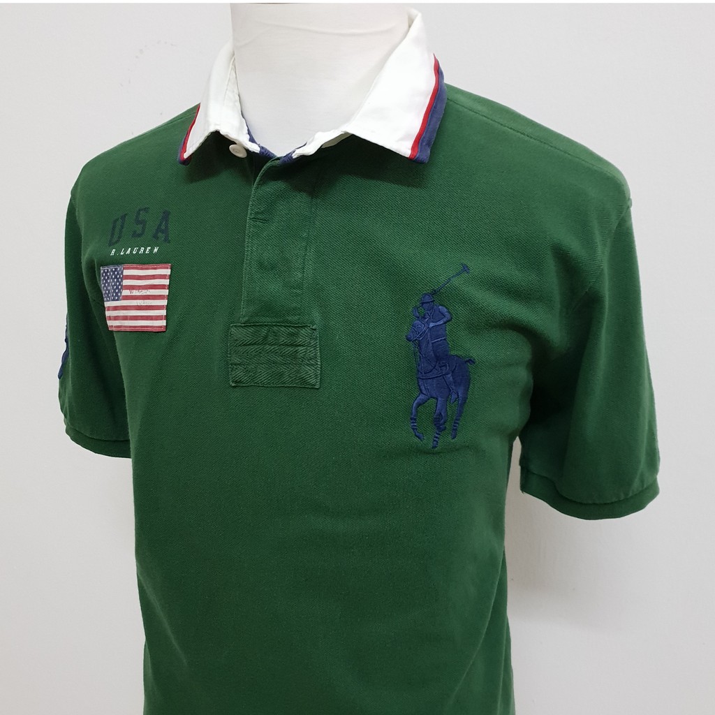 forest green ralph lauren polo shirt