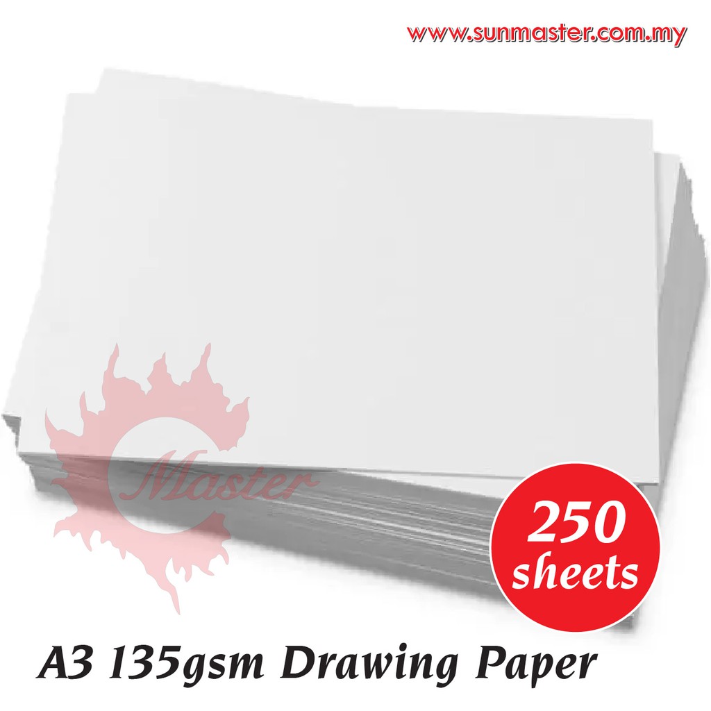 A3 135gsm Drawing Paper (250s) | Shopee Malaysia