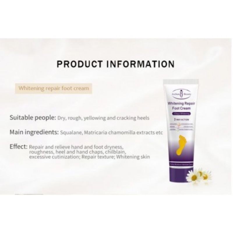 Buy Aichun Beauty Whitening Repair Anti Crack Foot Cream Seetracker Malaysia