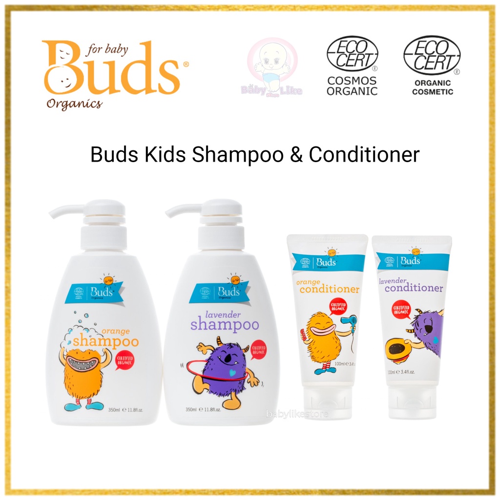 Buds Organics Kids Shampoo & Conditioner Shopee Malaysia