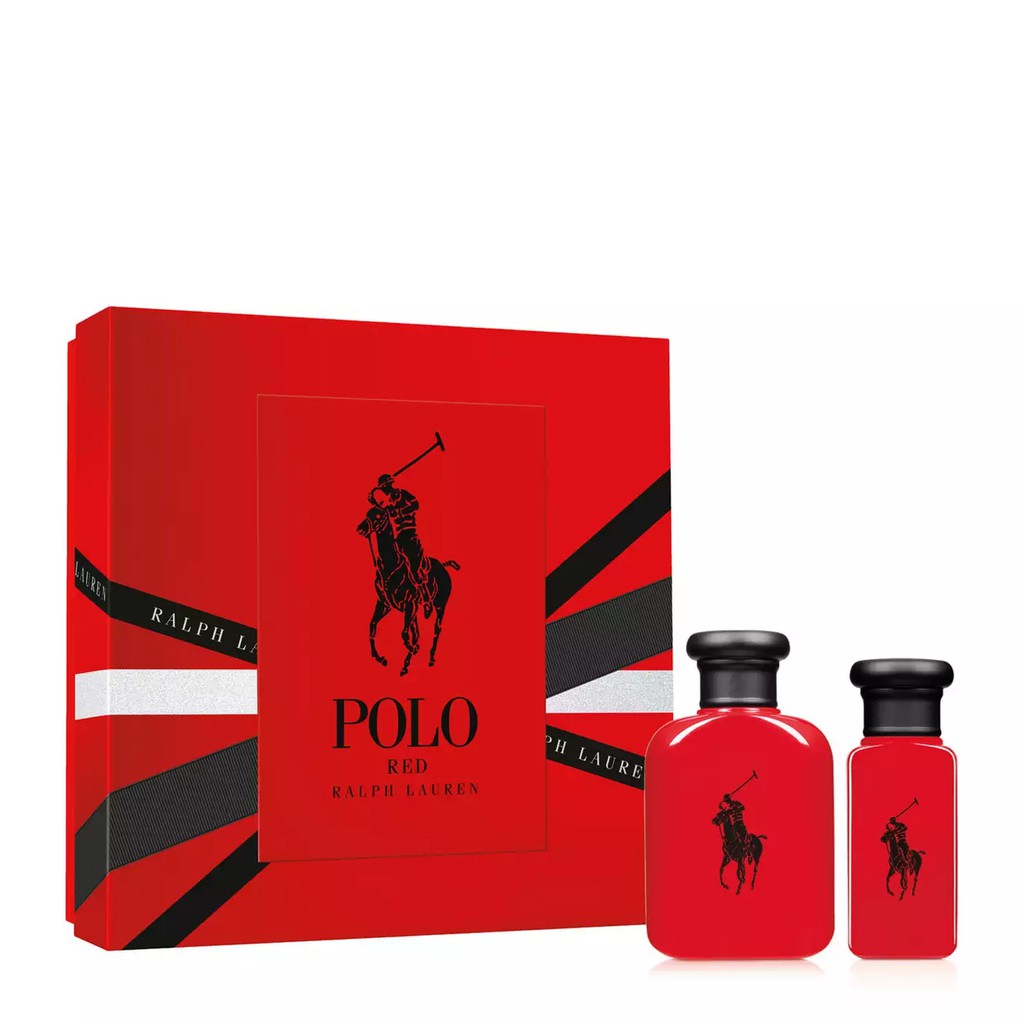 ORIGINAL Ralph Lauren Polo Red EDT 125ML Gift Set Perfume | Shopee Malaysia