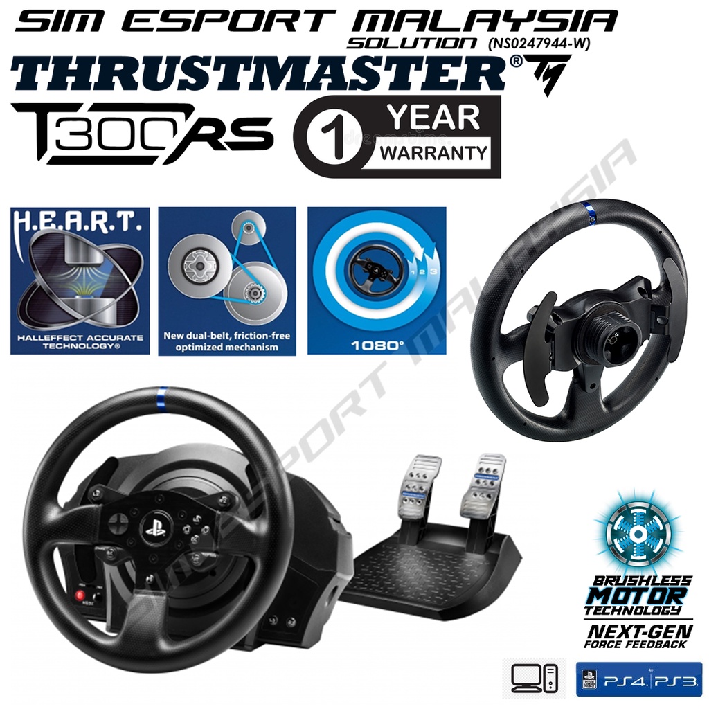 Thrustmaster T300RS (PS5/PS4/PC) | Shopee Malaysia