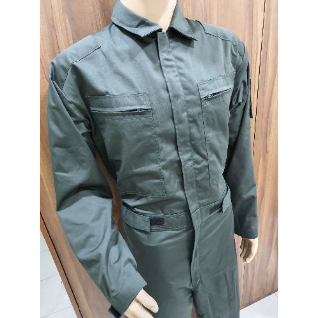 Overall Jumpsuit Askar Tentera Kpd Pmd Kjljd Shopee Malaysia