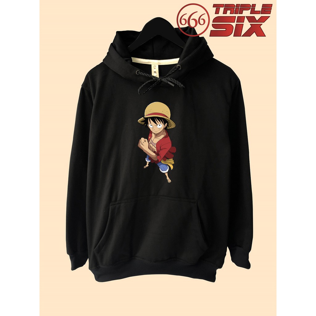 Luffy Mugiwara One Piece Anime Hoodie Jacket Jaket Hoodie Anime Luffy Mugiwara One Piece Shopee Malaysia