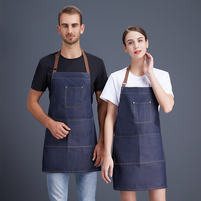 mens denim apron