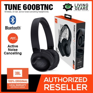 Jbl Tune 600 Btnc Wireless On Ear Bluetooth Active Noise Canceling Tune 600btnc Shopee Malaysia