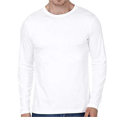 Plain T Shirts 100 Cotton T Shirt White Long Sleeve Unisex T Shirt Kosong Putih Lengan Panjang Shopee Malaysia