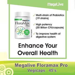 MegaLive FloraMax Pro Capsule 45's | Shopee Malaysia