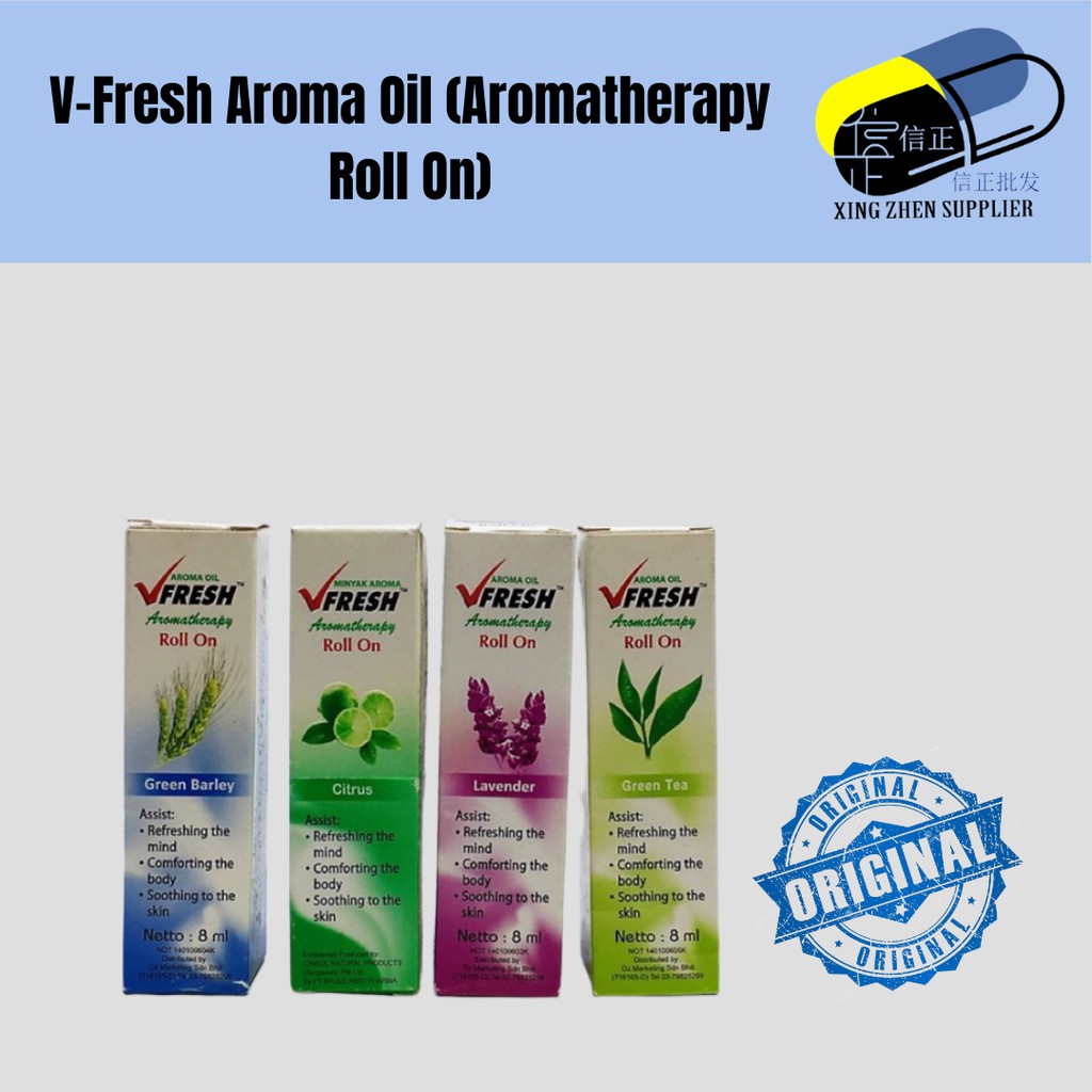 VFresh Aroma Oil (Aromatherapy Roll On) Shopee Malaysia