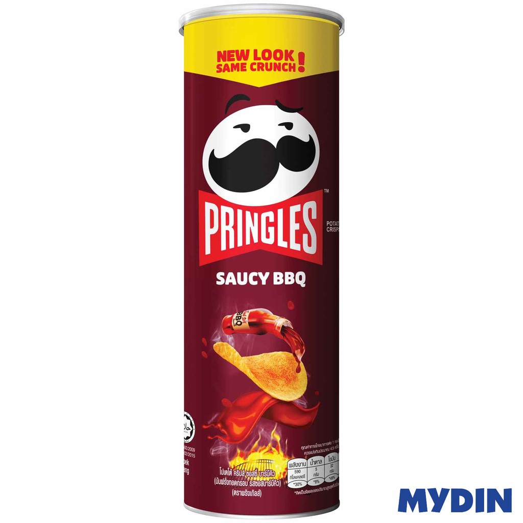 Pringles Potato Crisps Smoky Bbq 102g