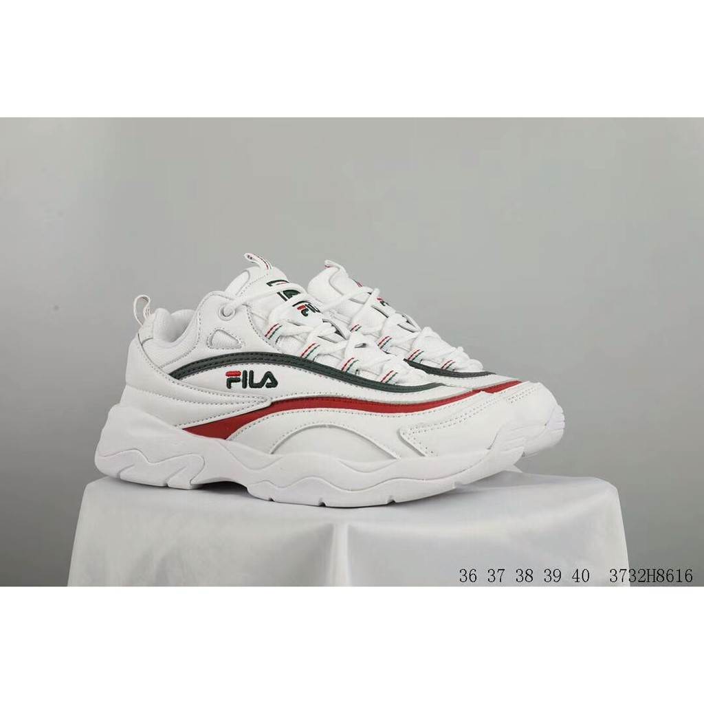 fila red blue white shoes