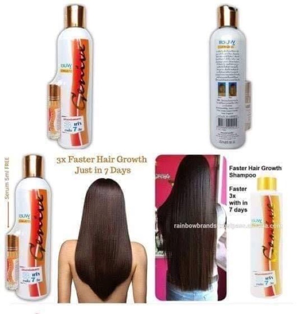 Genive Long Hair Fast Growth Shampoo Free Serum Shopee Malaysia