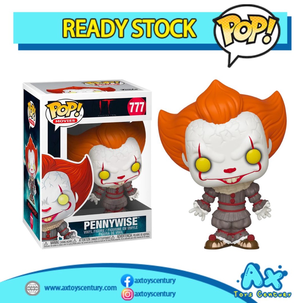 Funko Pop! Movies: IT - Pennywise #777 100% Genuine