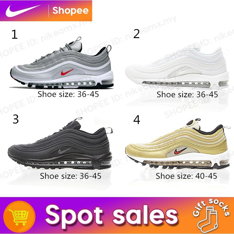 NIKE Air Max 97 OG Women's and Men's Running Shoes NIKE Air Max 97 OG Women's and Men's Running Shoes