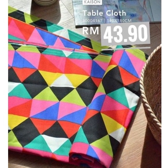 Table Cloth Kaison ( Material Cloth) Alas Meja Kain Kaison Shopee