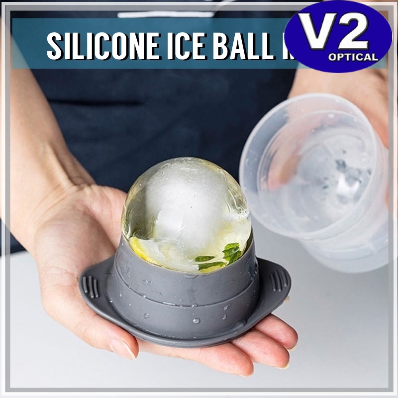 Silicone Ice Ball Mold Silicone Spherical Ice Cube Mould Creative Ice Ball Maker Round Tray Maker Ice Box Party Bar