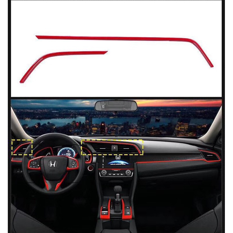 HONDA CIVIC FC TYPE-R DASHBOARD RED PANEL