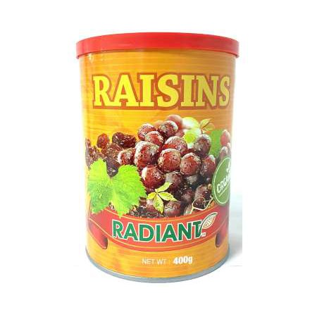 Radiant Organic Raisins 400g (Tub Container) Australia