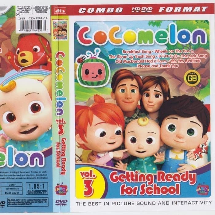 Sale Cocomelon Getting Ready For School Vol 3 Dvd Songs Shopee Malaysia