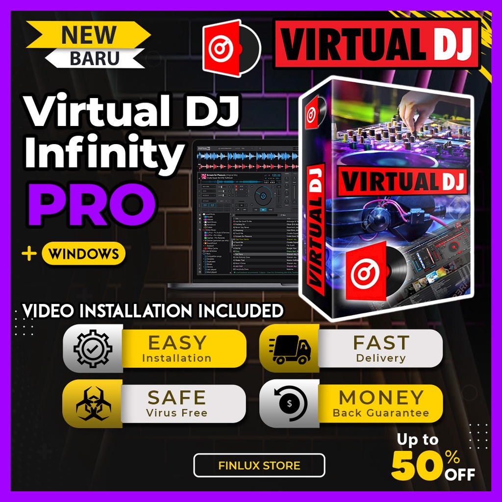 Atomix Virtual DJ Pro 2021 Infinity 8.5 Latest Lifetime For Windows (64 ...