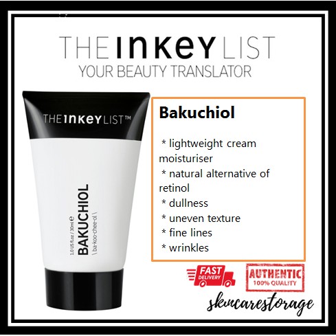 moisturizer bakuchiol inkey retinol