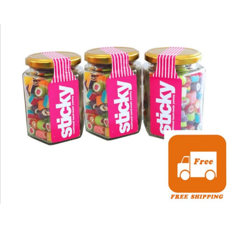 Buy Sticky Candy Mix Rock 190g Gula Gula Sweet Fruits Flavours Handmade 190g Seetracker Malaysia