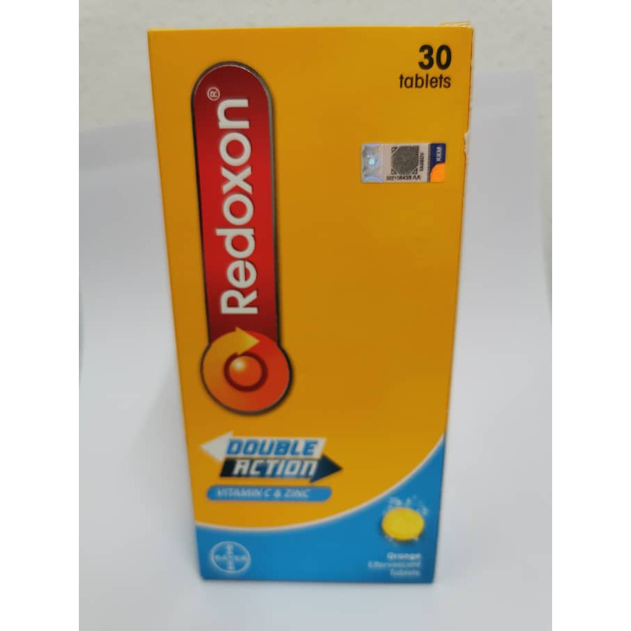 Redoxon Double Action Vitamin C Zinc Orange Effervescent Tablets 30s Shopee Malaysia