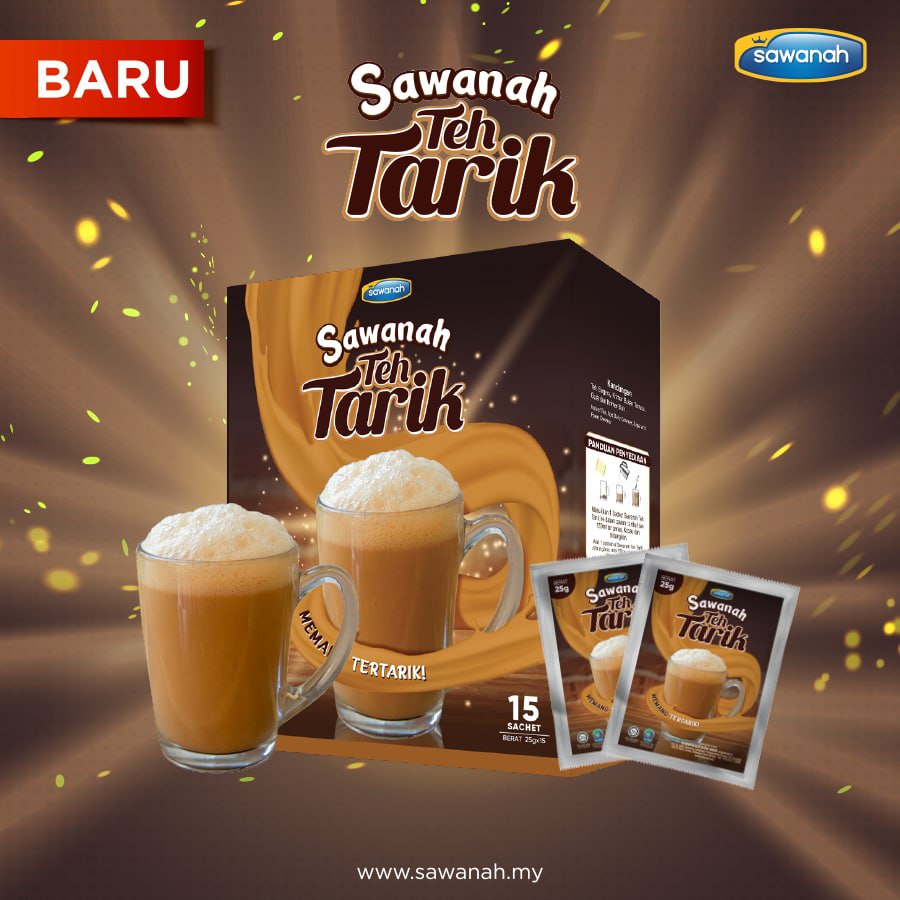 Sawanah Teh Tarik Memang Tertarik 25g x 15 sachet | Shopee Malaysia