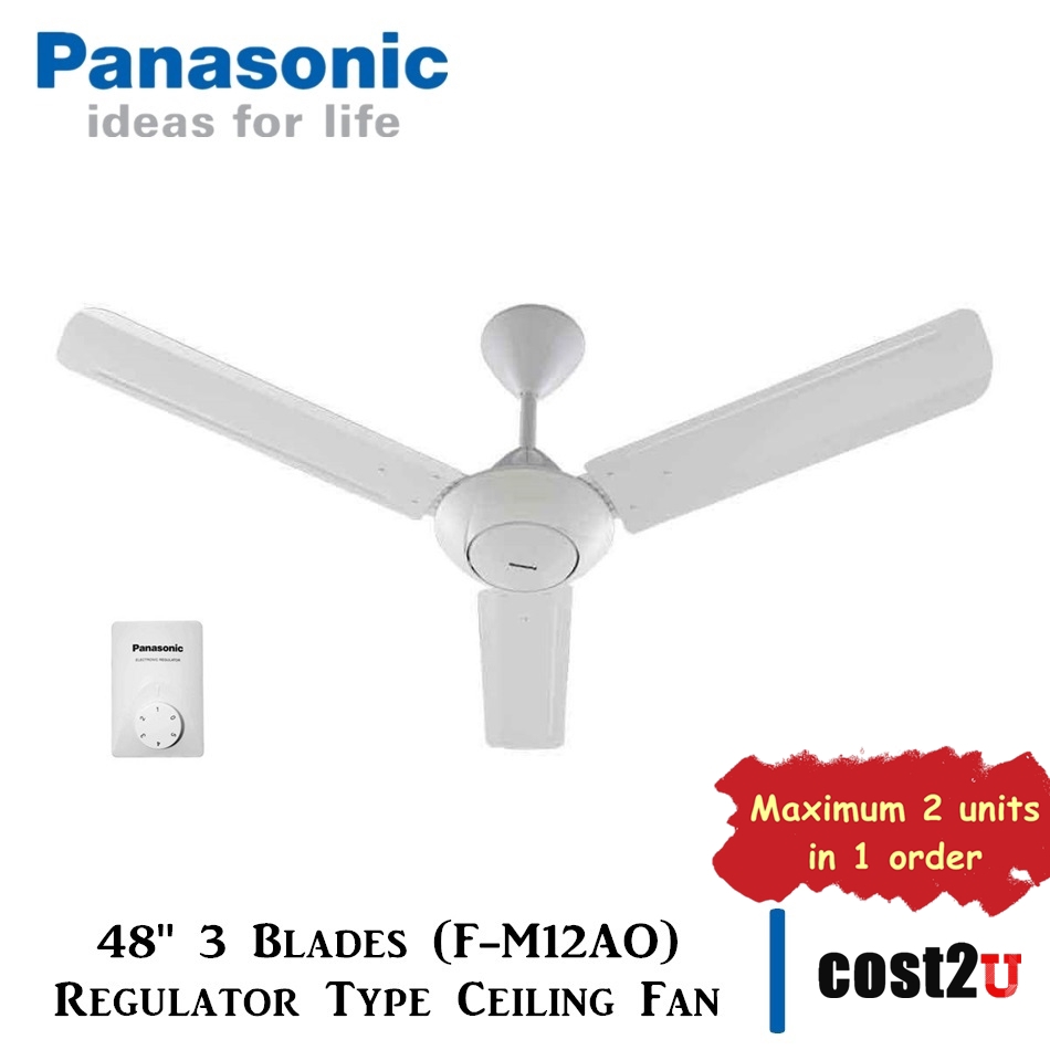 Panasonic Baby Ceiling Fan 48 F M12ao Regulator Type F