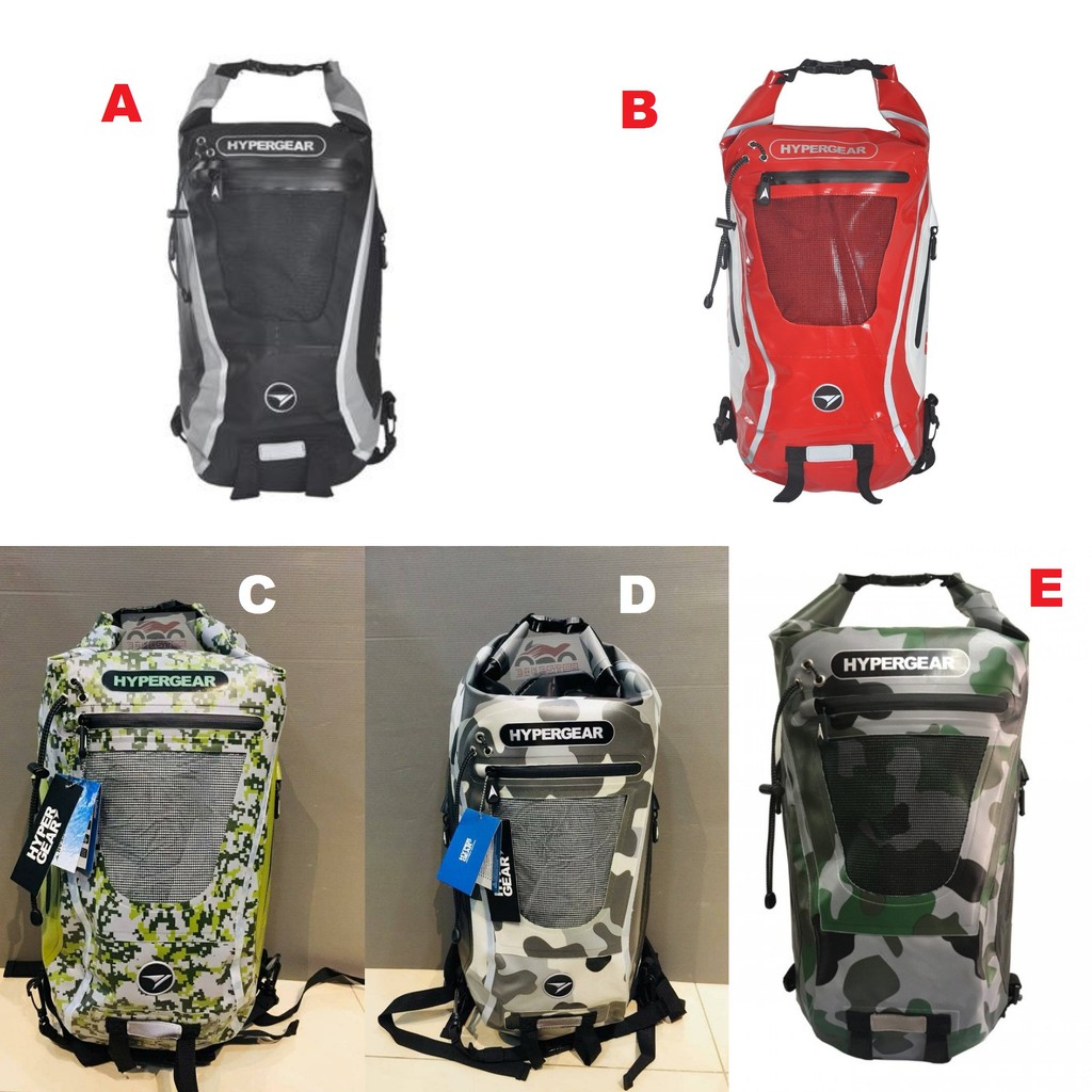 hypergear 20l waterproof backpack
