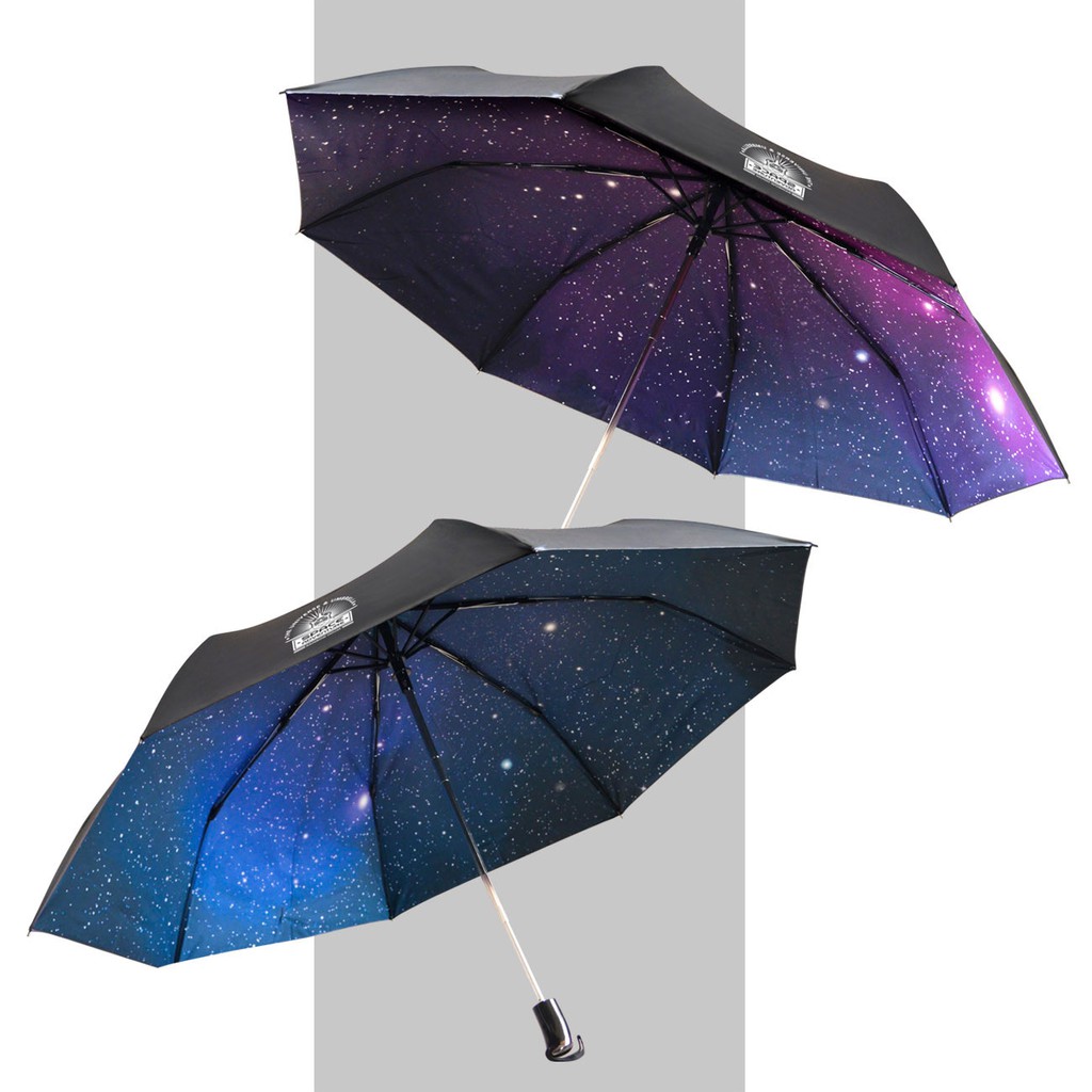 [Rainbow House] Fly To The Universe Automatic Umbrella|Super Large Umbrella Surface 27inch|Full Screen Starry Sky|Taiwan Fumao Cloth (Sunscreen/Anti-UV/Windproof/Safe Non-Rebound)