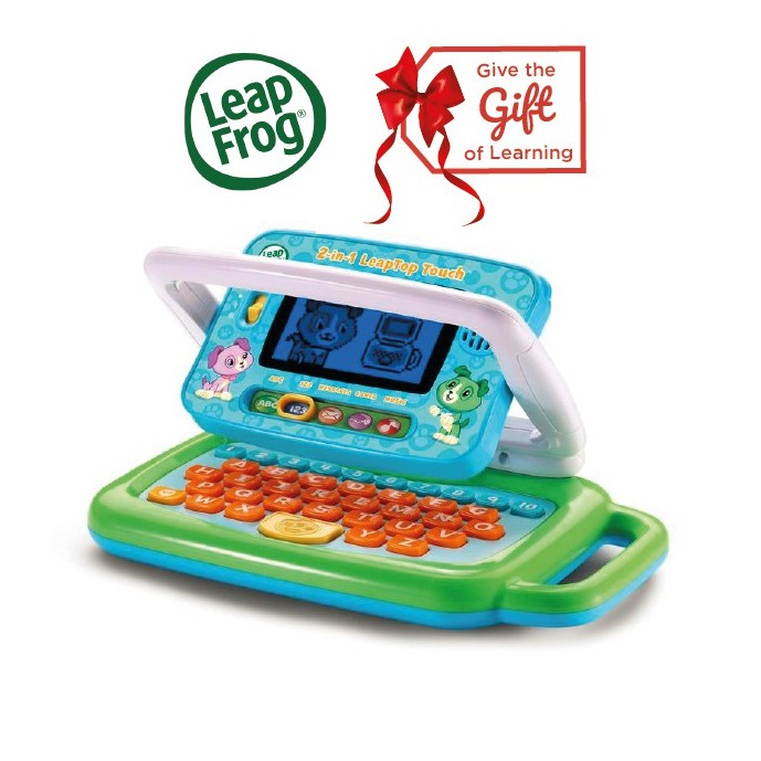 LeapFrog 2 in 1 LeapTop Touch Green Shopee Malaysia