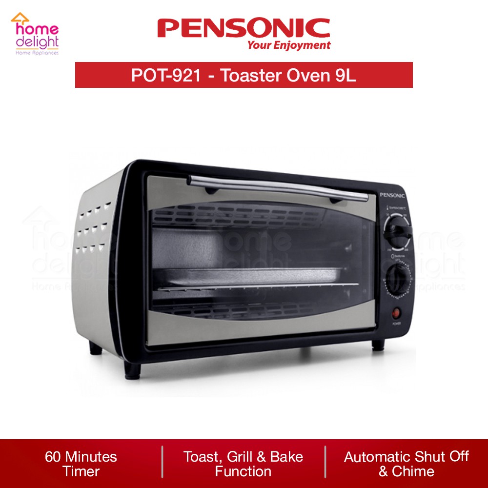 Pensonic Toaster Oven 9L [ POT921 / POT921 ] Shopee Malaysia