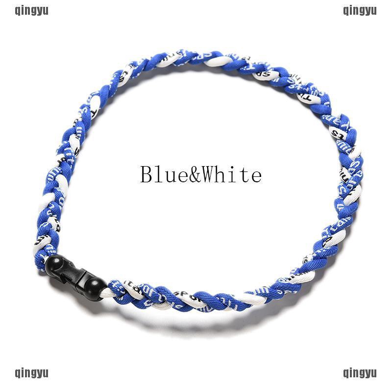 3 Rope New Flat Clasp Design Titanium Tornado Necklace 20/"