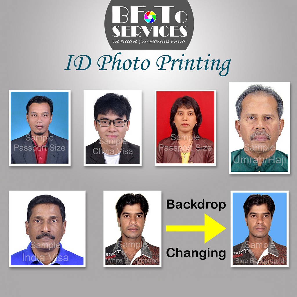 Id Passport Size Photo Print Service Waterproof Cuci Gambar Saiz Pasport Shopee Malaysia