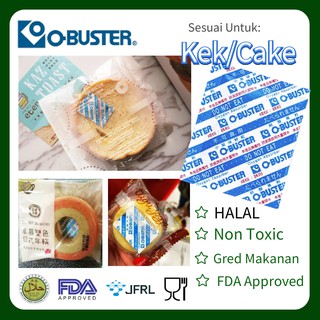 O-Buster 30cc Oxygen Absorber. Penyerap Oksigen. Roti/Kek 