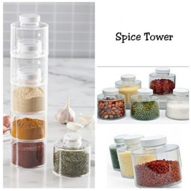 stacking spice containers