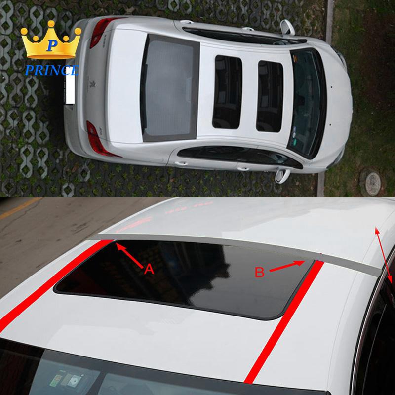 Car Tuning Styling Parts Car Fake Sunroof Sticker Skylight Wrap Roof Vinyl Film Diy Decoration Waterproof Guidohof