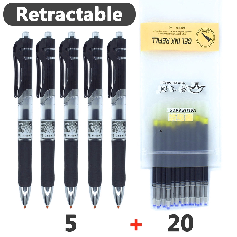 0.5 gel pen black