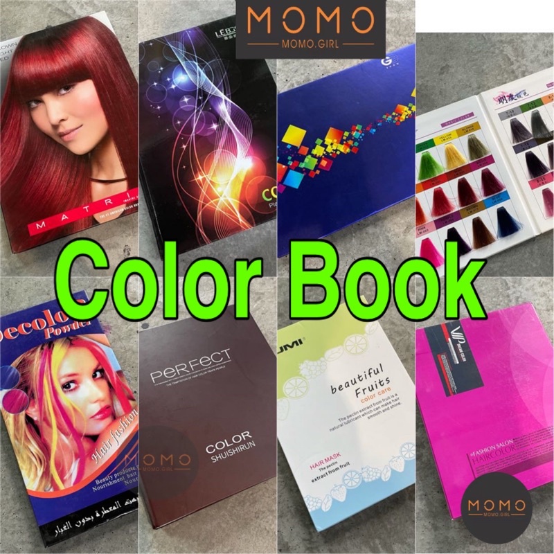 Hair Color Book Catalog Loreal Matrix Moge Pala Lebgsi Yeshu | Shopee  Malaysia