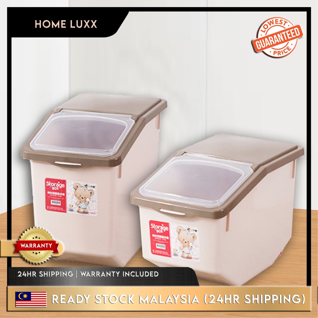 10kg / 15kg Rice Storage Container Kitchen Food Grain Waterproof Large