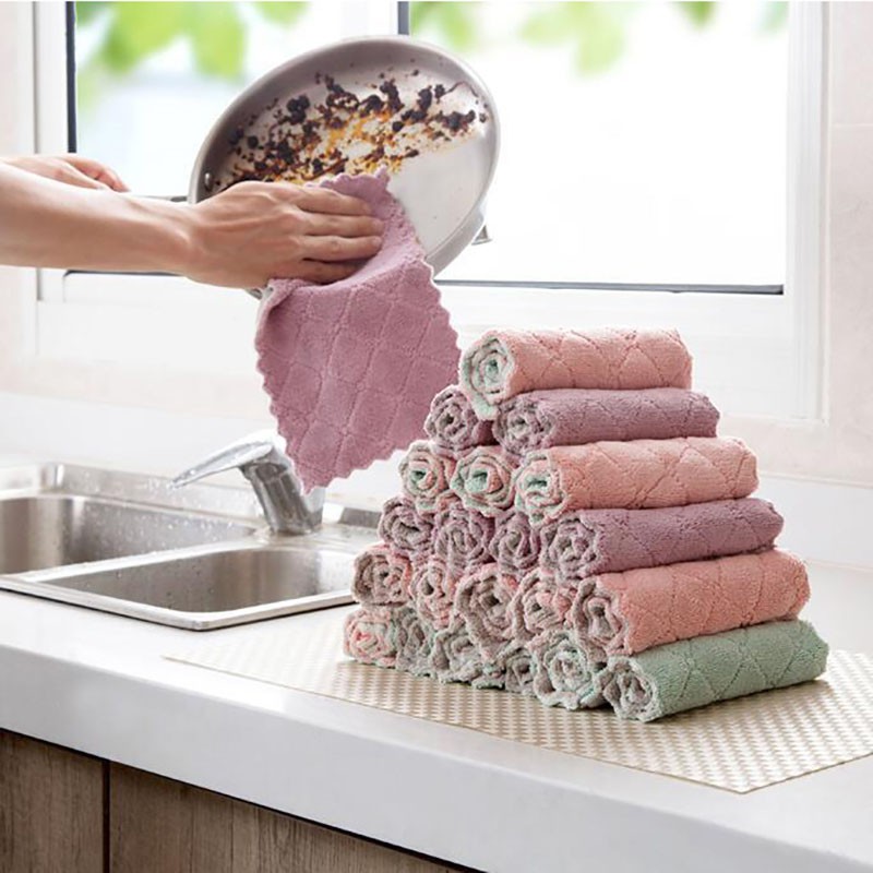 schnappy Super Absorbent Microfiber Kitchen Dish Cloth Household
