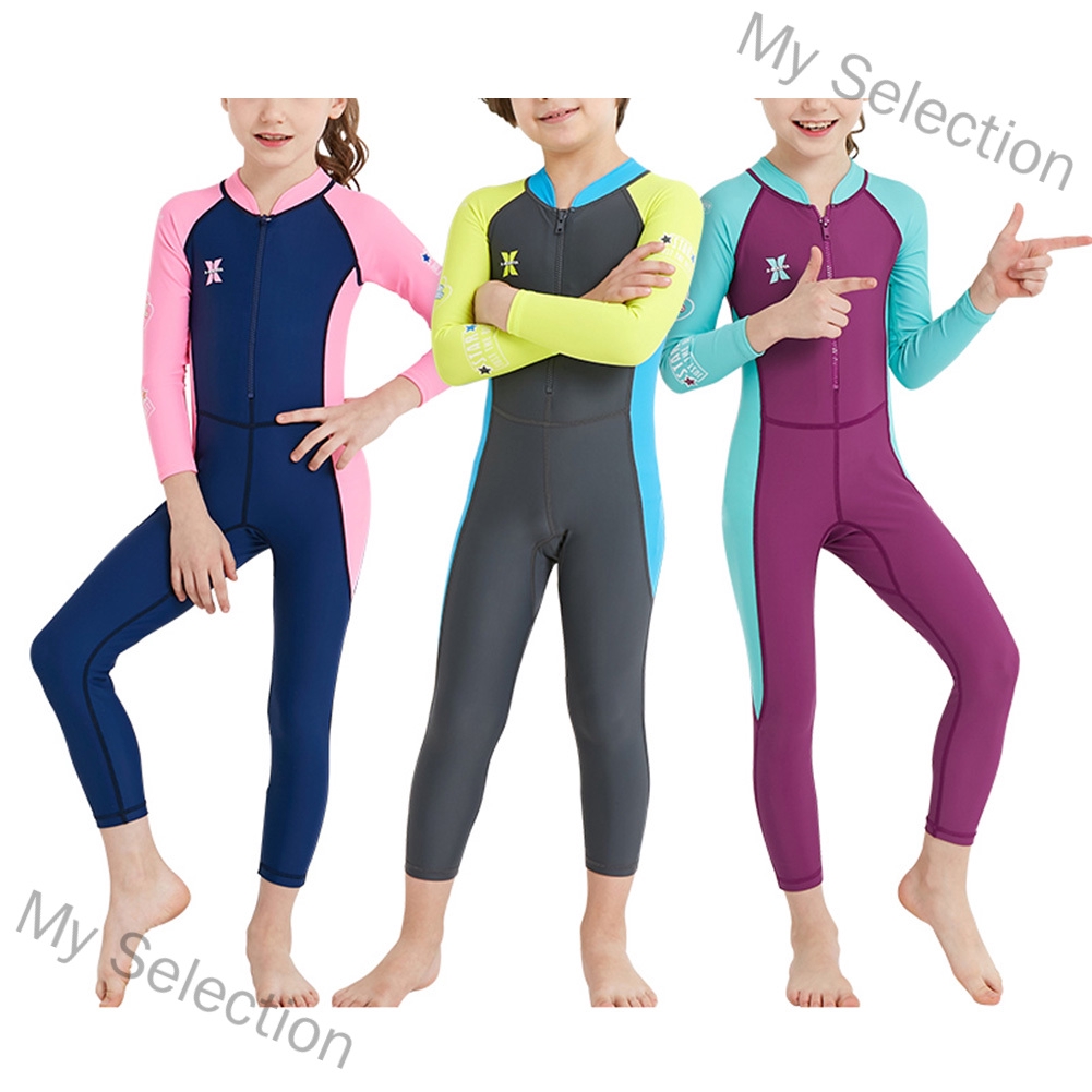 My Selection Boys Girls Wetsuit One Piece Swimsuit UV Protection For Diving Swimming