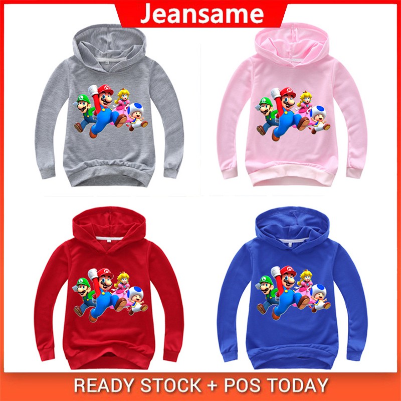 boys mario sweatshirt