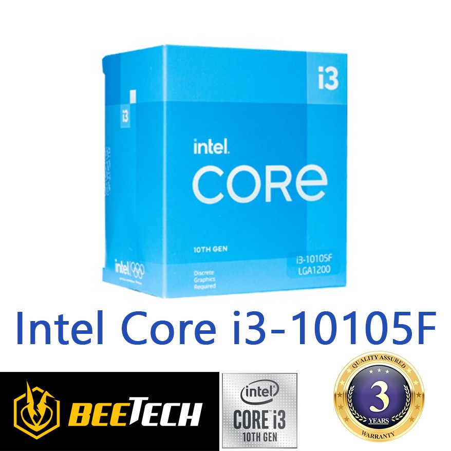 Intel i3-10100F / i3-10105F LGA1200 - Intel 10th Gen Processor ( i3 ...