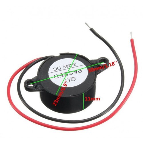 Essential Premium DC3-24V SFM-20B Active Piezoelectric Buzzer Long Continous Beep Tone - Image 5