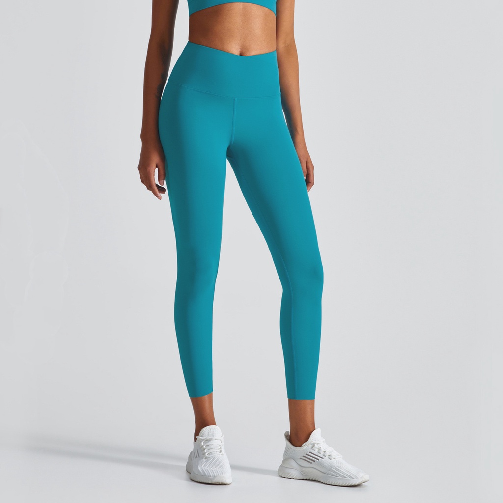 HOPPE FUMENG Girls high waist eco friendly sweat gym sports leggings stretchy yoga pants workout gym fitness yoga leggings