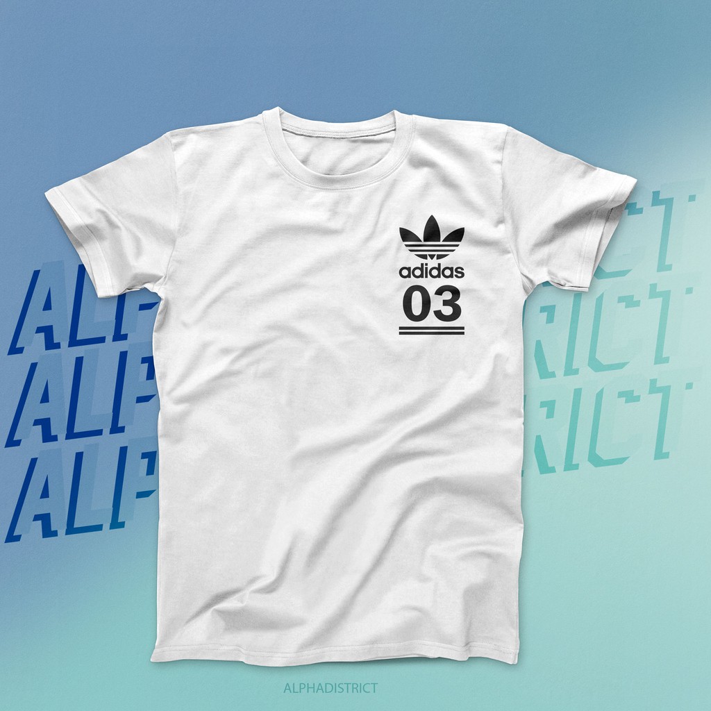 ADIDAS 03 LOGO STREETWEAR TSHIRT | Shopee Malaysia