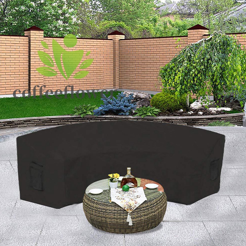 Rollingbronze Garden Furniture Covers, Curved Patio Sofa Cover
