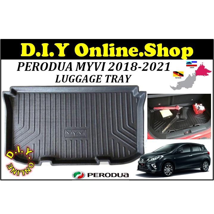 PERODUA MYVI NEW 2017 / 2018 BOOT TRAY / LUGGAGE TRAY Shopee Malaysia